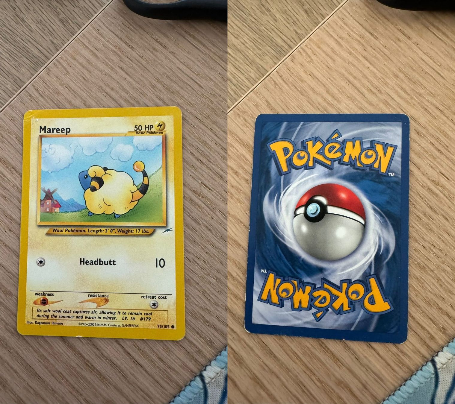 Pokémon Carte collezionabili: Mareep 75/105 – Usato da Chavannes-Renens venduto da skywalker1942