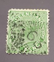 Australische Staaten - Queensland alte briefmarke