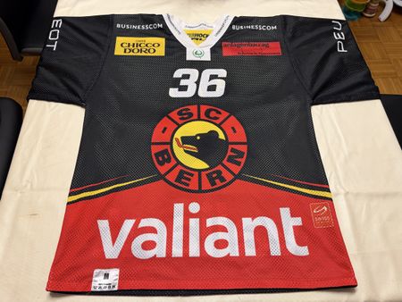 SC Bern Gameworntrikot Junioren Nummer 36 Grösse M
