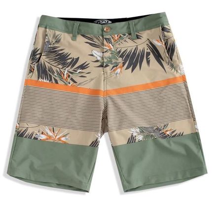 Hawaiian Aloha Surfer Swim Shorts, Men - Honolulu, Hawaii