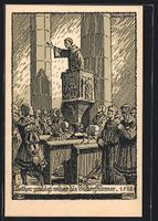 Martin Luther predigt wider die Bilderst