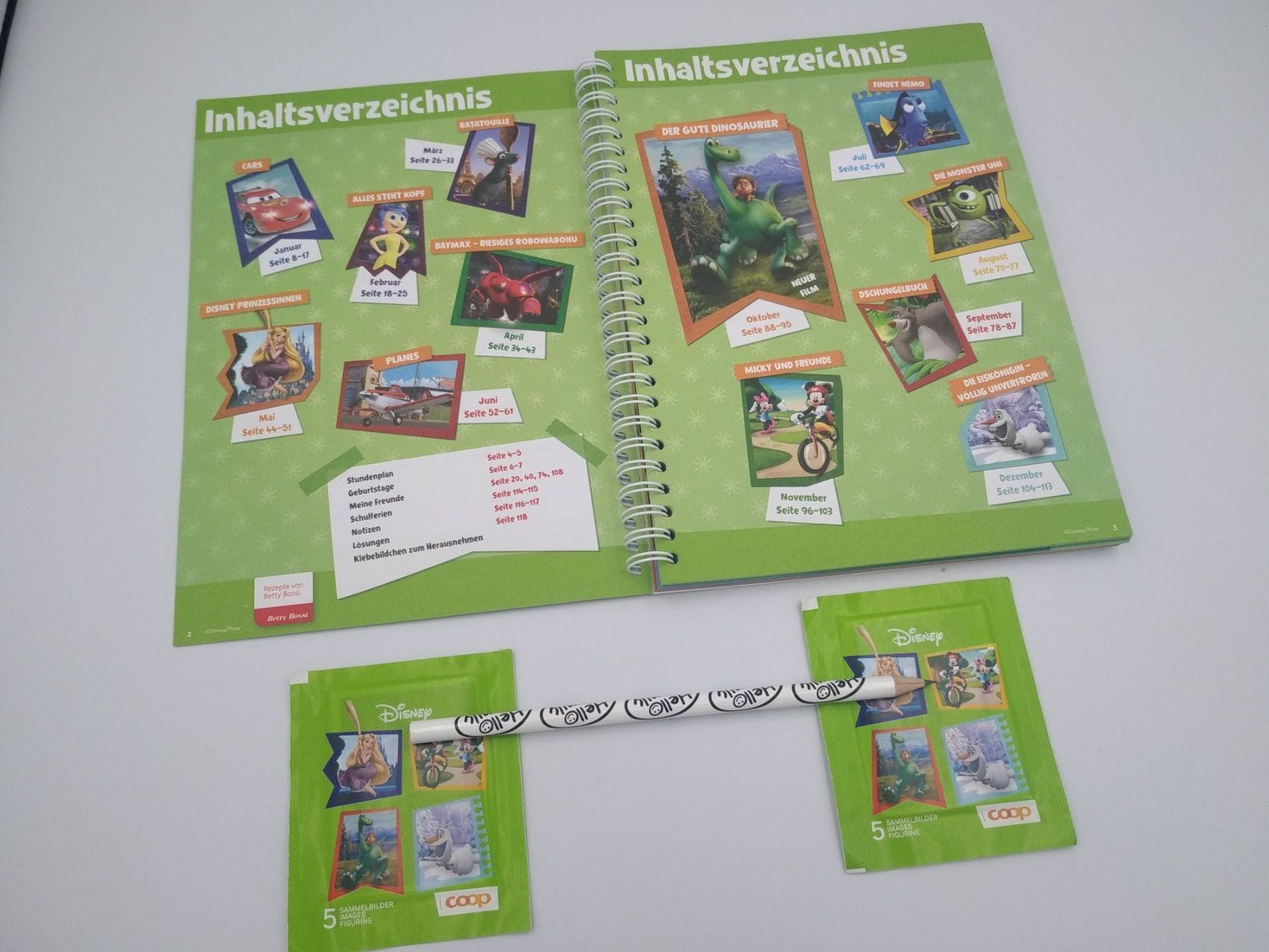 Coop Album: Coop Disney Jahreskalender 2016 – Nuovo e nell'imballaggio originale da Bäch SZ venduto da Swissy46 3