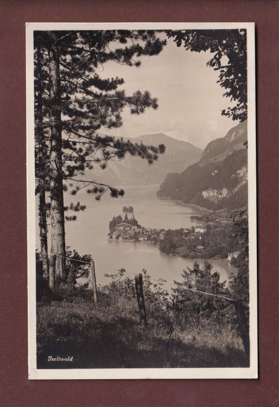 Ansichtskarten: ISELTWALD - 1933 – Gebraucht aus Pully von nicecards