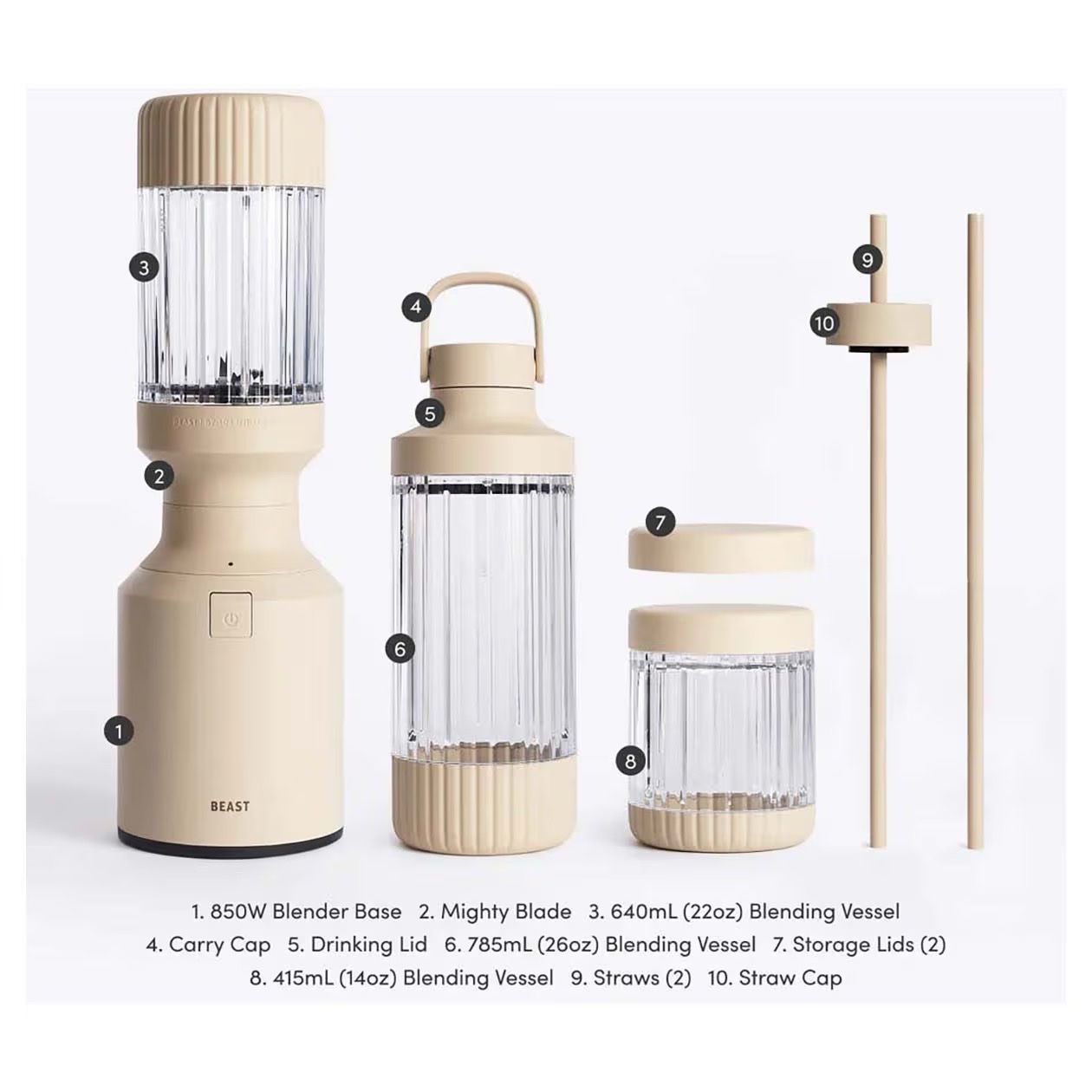Elettrodomestici da cucina: BEAST Mighty Blender 850+ – Nuovo e nell'imballaggio originale da Emmenbrücke venduto da Dsfan 4