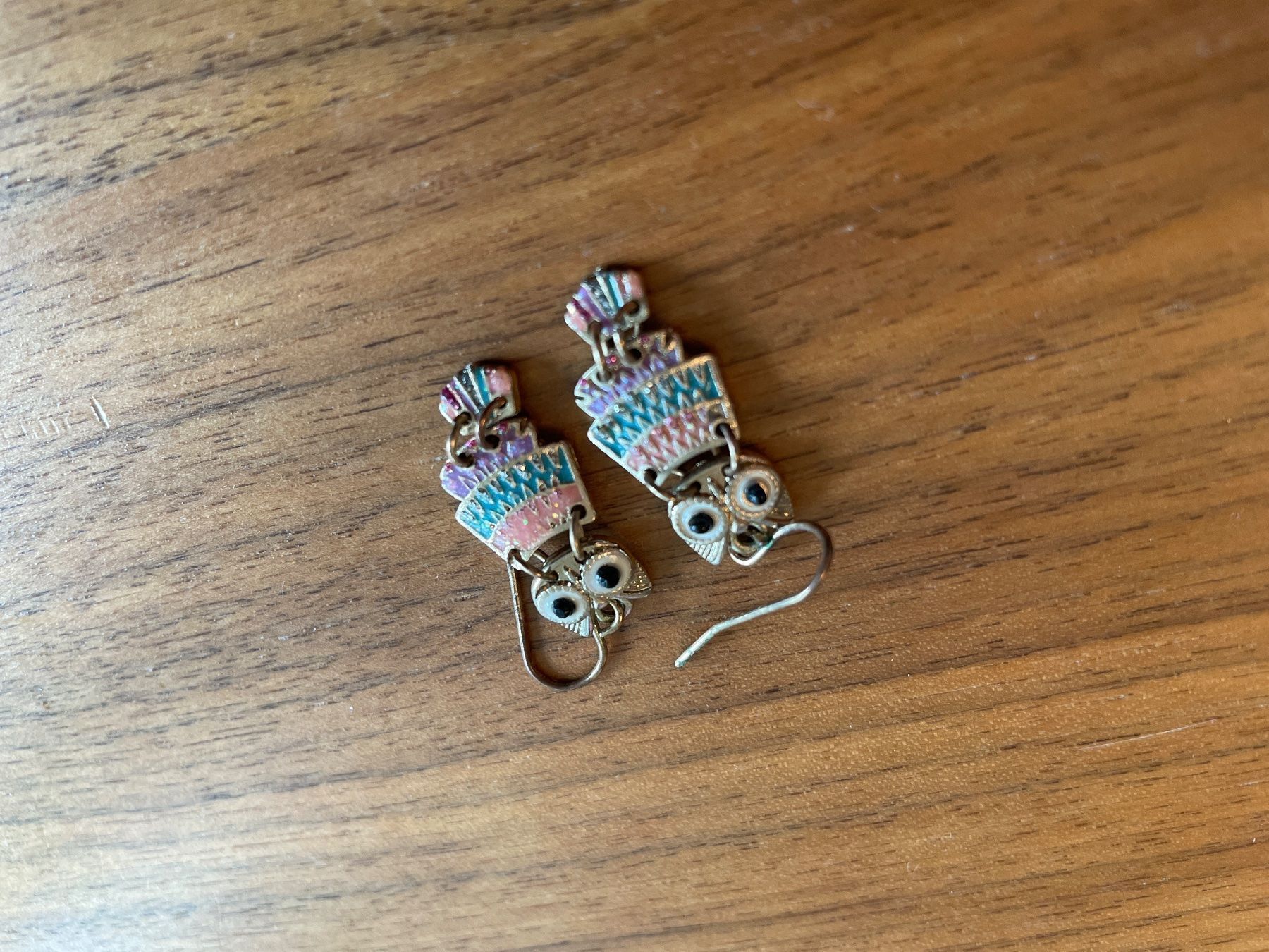 Orecchini pendenti & Orecchini a lobo: Modeschmuck Eulen Ohrringe – Usato da Forch venduto da Strawberry_JvN 1