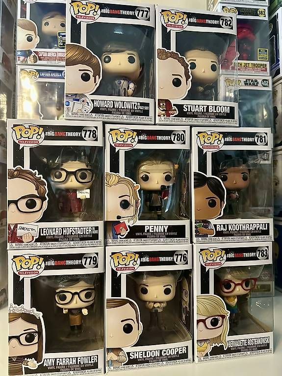 Statuette: Funko Pop The Big Bang Theory Set – Usato da St. Gallen venduto da ManuelSt. 1