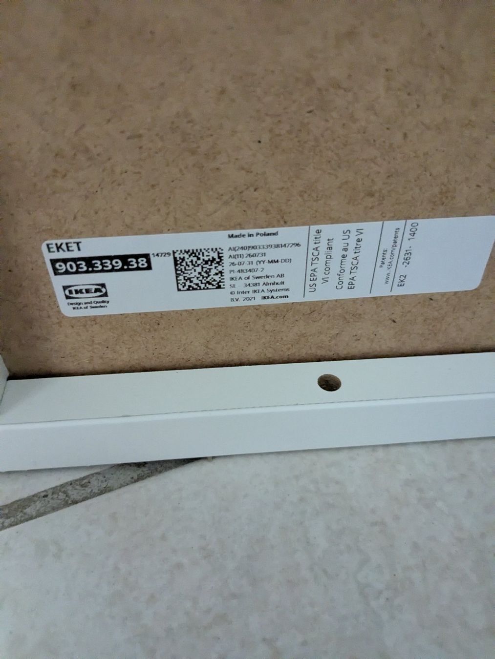 Ikea Scaffali: IKEA EKET weiss – Nuovo (secondo la descrizione) da Wettswil venduto da Hurricane444 2