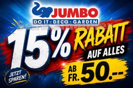 🔥 15% Rabatt bei Jumbo – Gutschein auf ALLES, inkl. Aktione