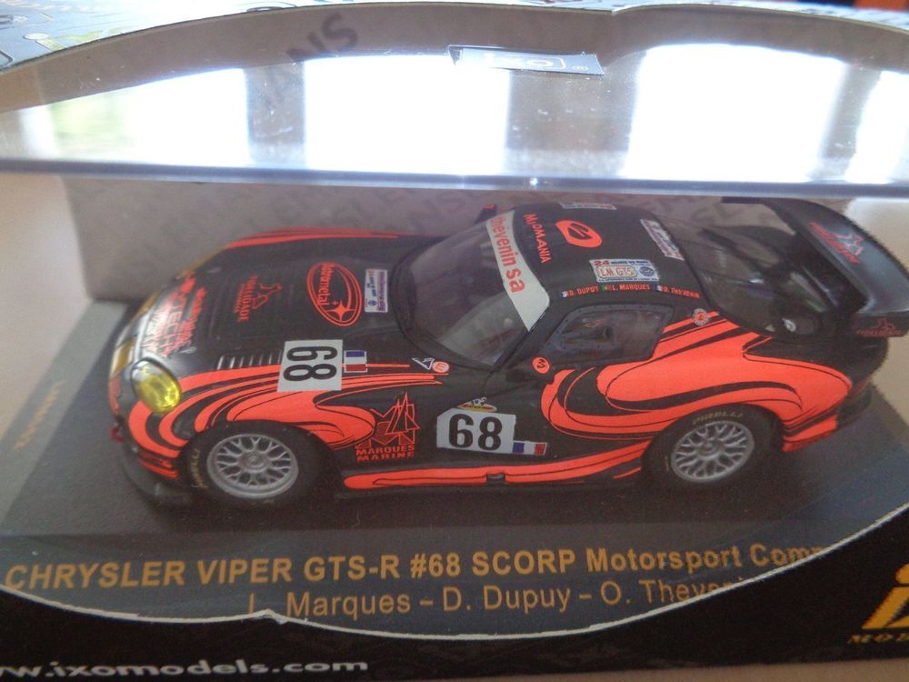LL1461 IXO Altaya 1/43 Chrysler Viper GTS-R 51 Mans 100 ans sport automobile 43