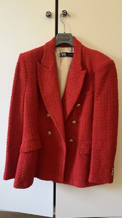 Blazer Zara rosso taglia XL 