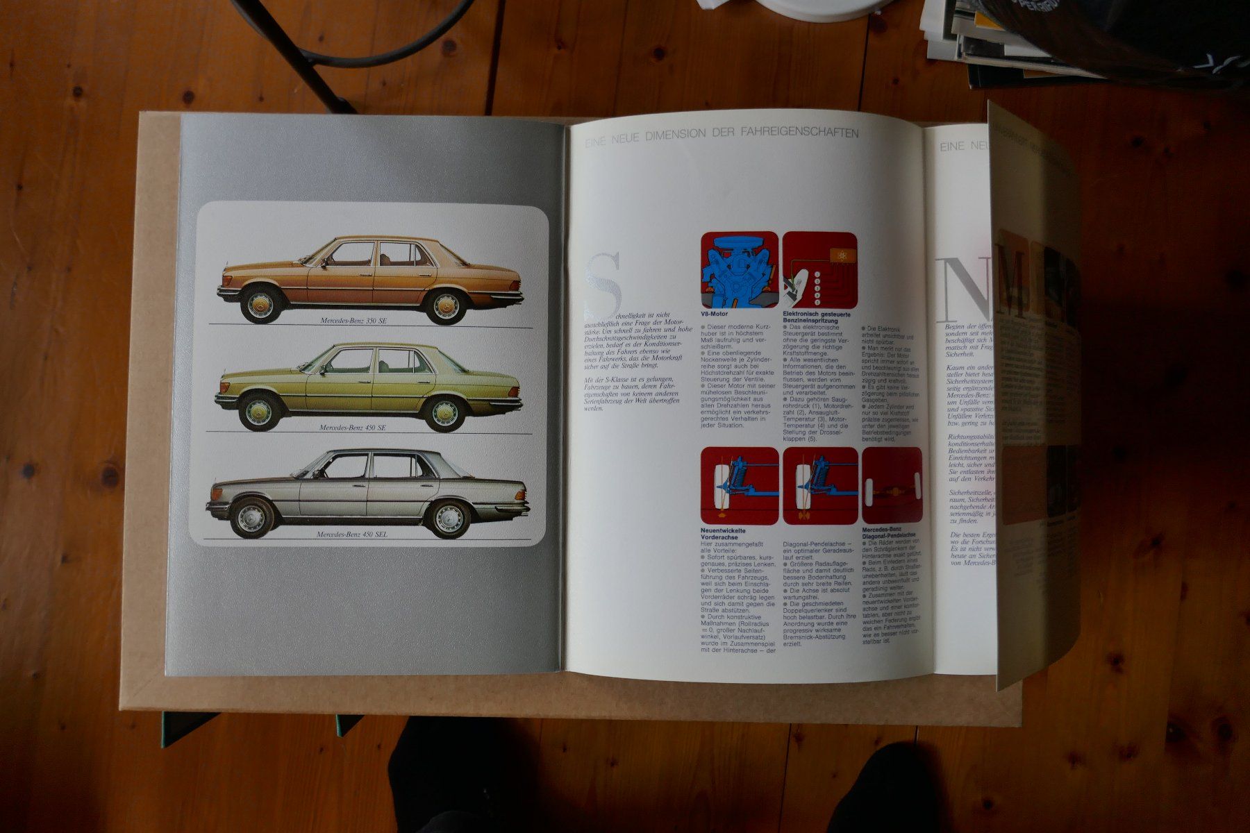 Mercedes-Benz Documents: 350SE - 450SEL Originalprospekt – D'occasion à Madiswil par ML911 6