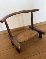 Antiker Schemeli / Fussbank, Dekoration, Holz, Handarbeit