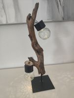 Einzigartige Schwemmholz Solarlampe – Handgefertigtes Unikat