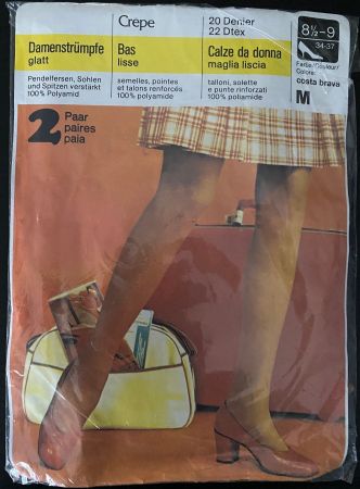 Nylons 2 Paar Strapsstrümpfe bas calze stockings (Los 13)