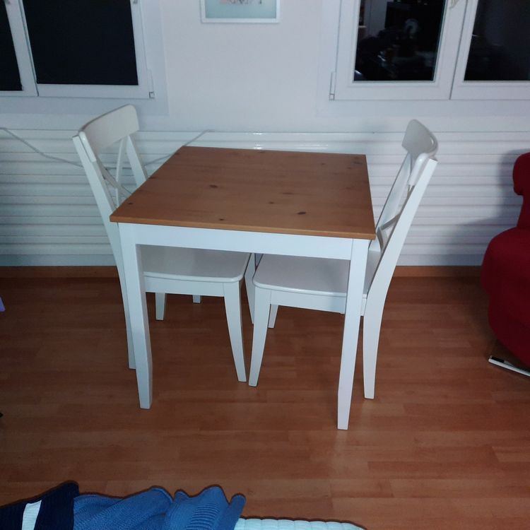 IKEA KÜCHENTISCH + 2 STÜHLE Kaufen auf Ricardo