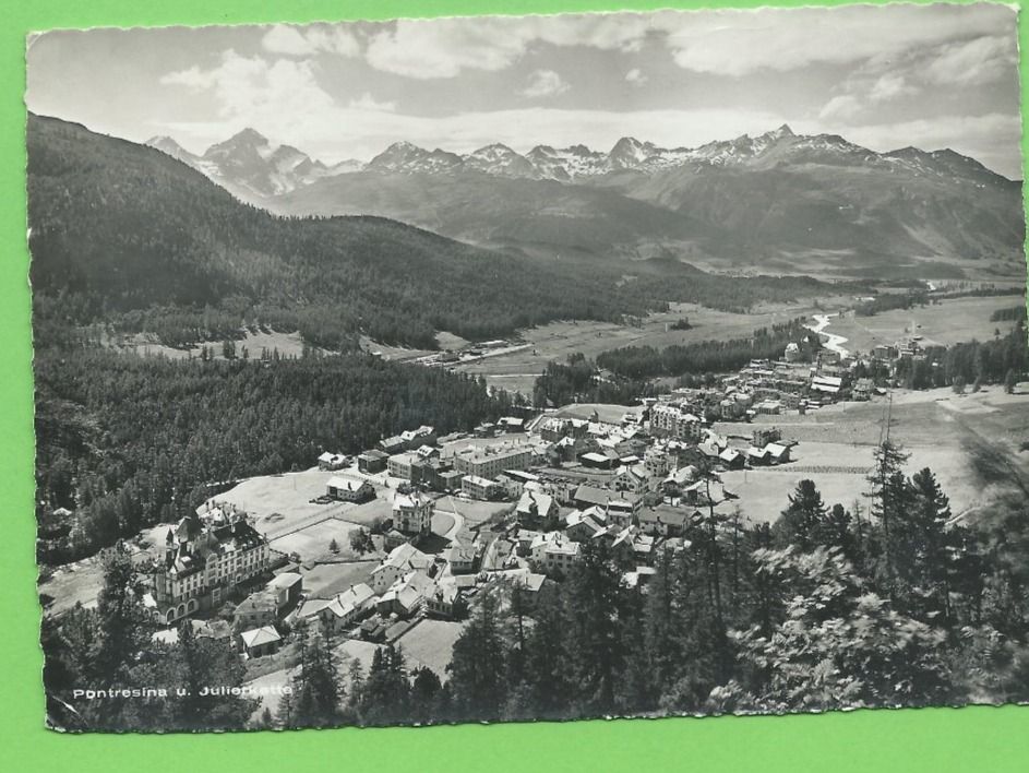 Cartoline postali: Pontresina und Julierkette – Usato da Zürich venduto da t24_de