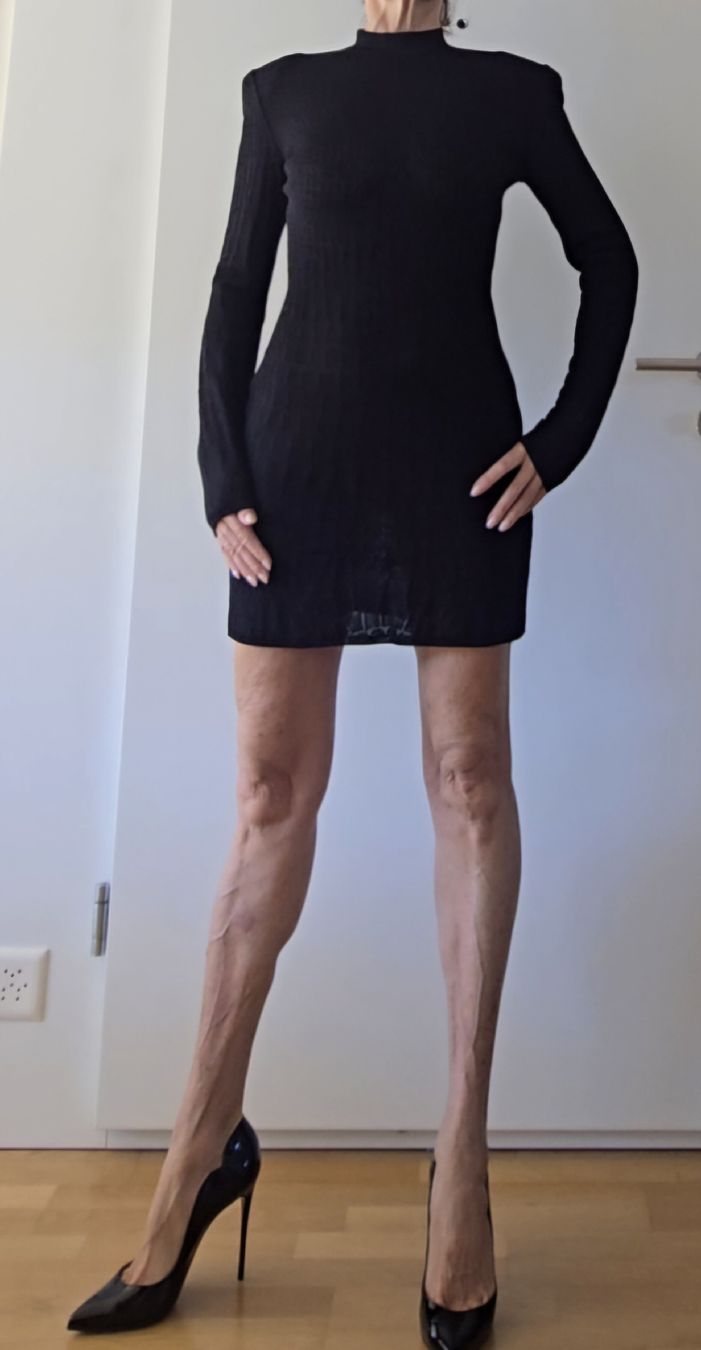 Balmain Vestiti: Kleid von Balmain mit Perlengürtel – Usato da Zollikon venduto da C.fromParis 2