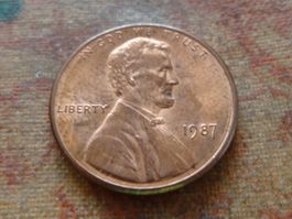 USA 1 cent 1987