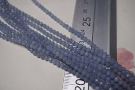 Angelit   Facettiert    Kugel  3mm Strang TOPSTONE