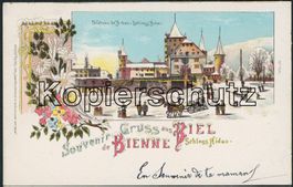 BE Nidau - Winter Glimmer Litho - Biel - Bienne