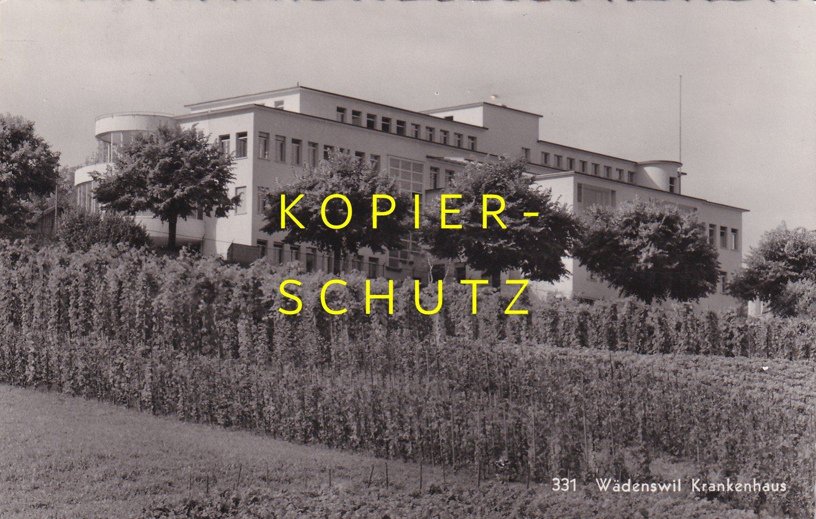 Cartoline postali: Wädenswil - Krankenhaus /ay – Usato da Hombrechtikon venduto da Rudolf07