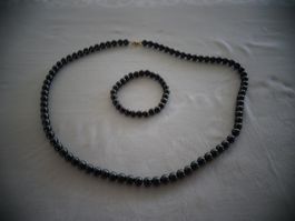 Hämatit Halskette und Armband