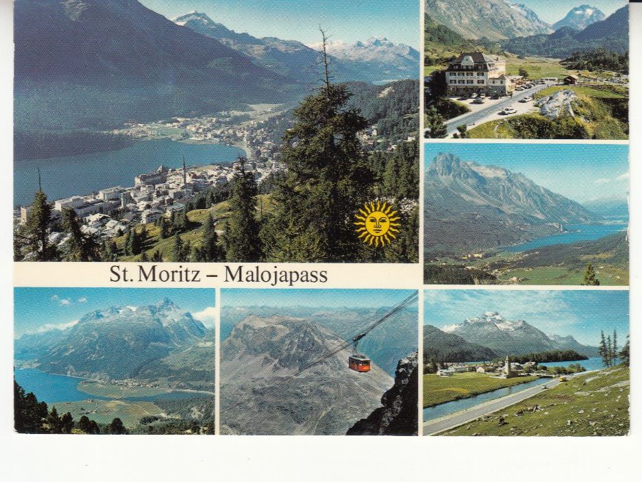 Cartoline postali: St. Moritz Malojapass ca. 1970 – Usato da Bürglen TG venduto da StampGraf
