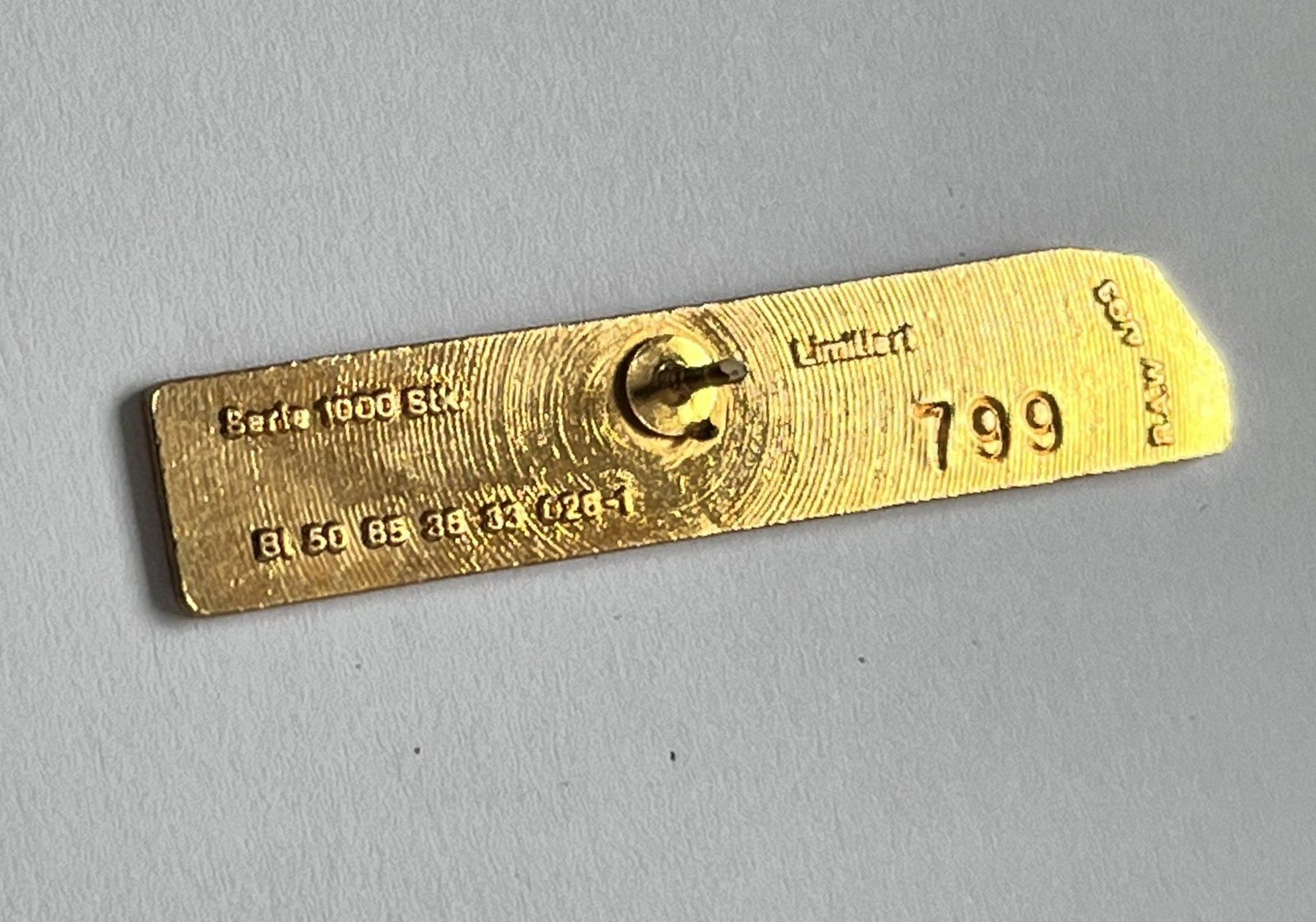 SBB/CFF/FFS Placchette & Badge: Pin SBB limitiert Nr. 799/1000 – Usato da Kriens venduto da TSCH1 1