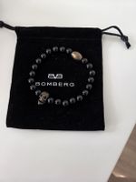 Original BOMBERG Herrenarmband – Skull & Perlen 