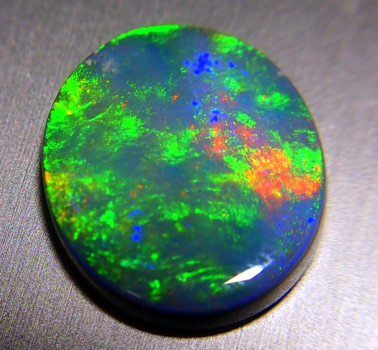 Pietre preziose: 6,7 ct. Multicolour Blackopal-Douplette AAA – Nuovo e nell'imballaggio originale da Reinach BL venduto da rumablum 2