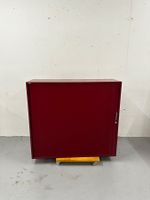Rollschrank Metall rot