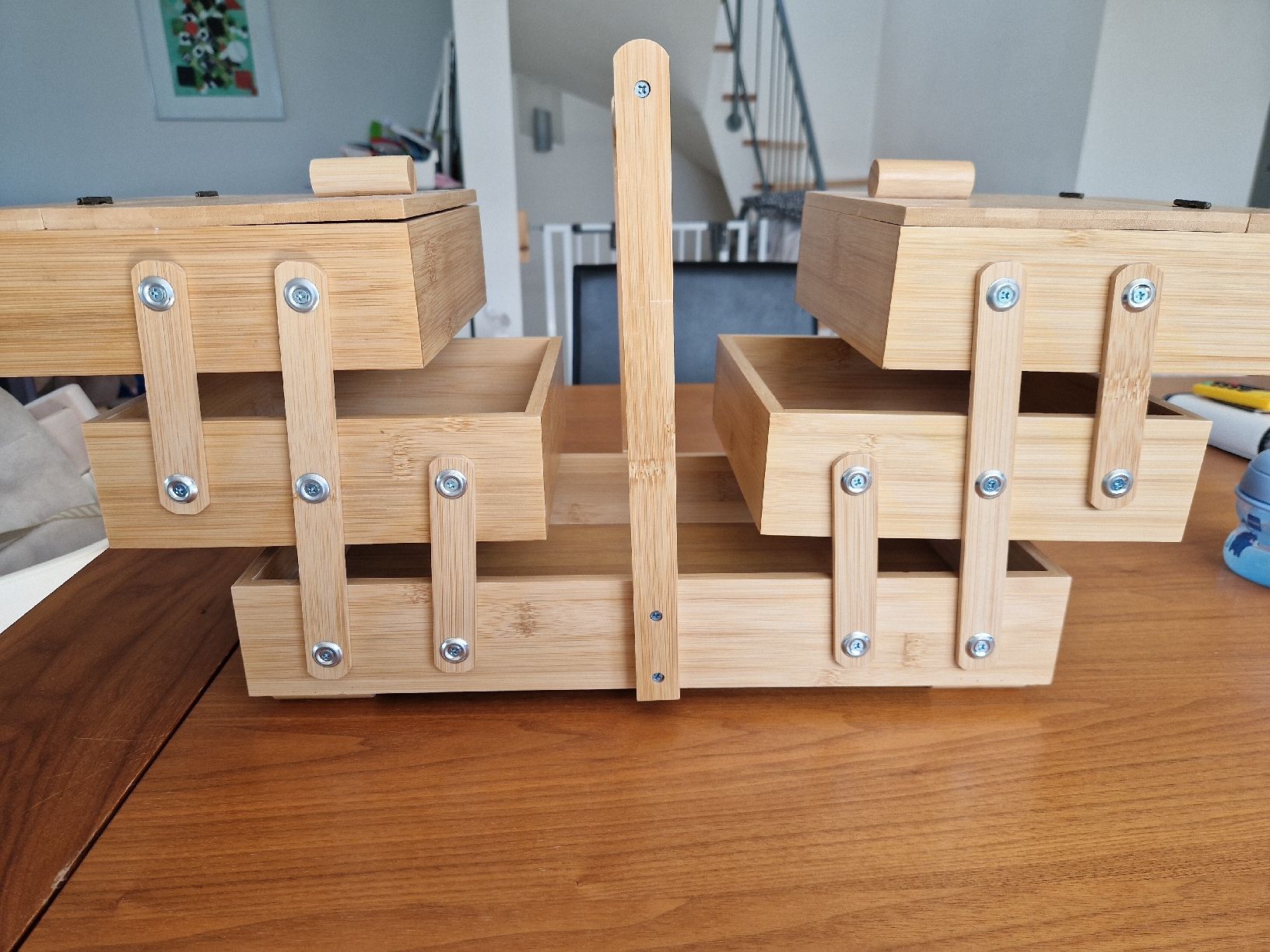 Sonstiges zum Basteln & Handarbeiten: Nähkästchen Holz – Gebraucht aus Steffisburg von Nydegger1 2