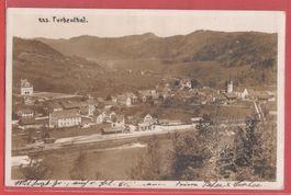 Turbenthal mit Bahnhof - Fotokarte 1916