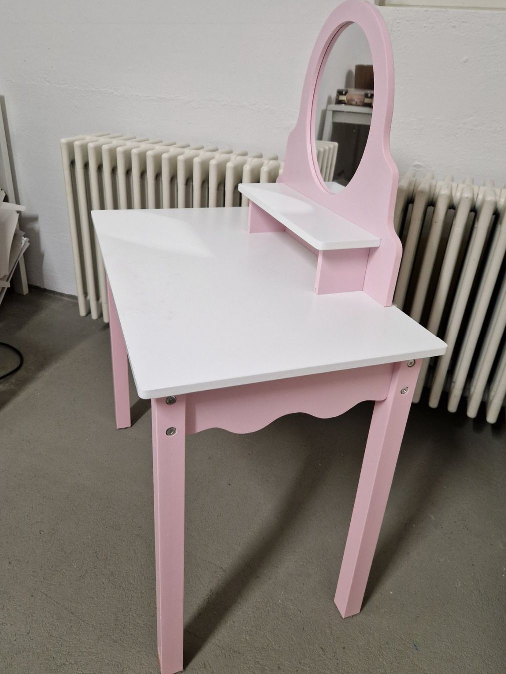 Tavoli da trucco: Rosa Kinderschminktisch mit Spiegel – Usato da Meilen venduto da thomas191985 1