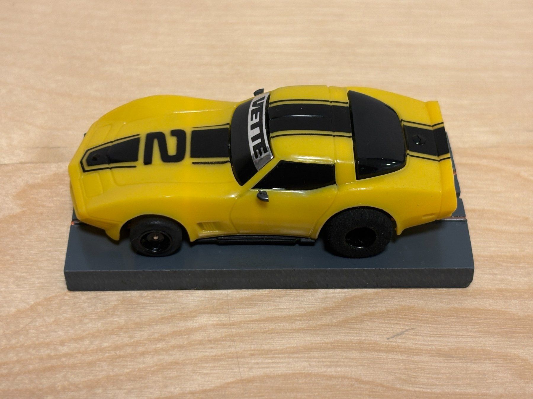 Tyco Piste: Tyco Corvette gelb/schwarz #2 – Usato da Bülach venduto da h0slotch 1
