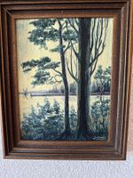 Peinture à l'huile sur toile signée