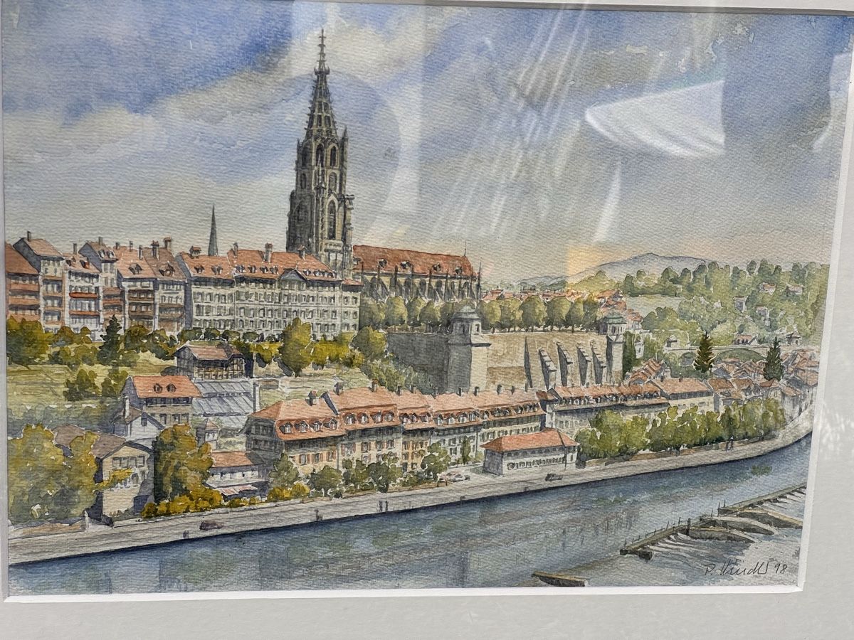 Dipinti: Gemälde ,Peter Kindler, Bern Münster (34) – Usato da Glattfelden venduto da maa_qcj8 1