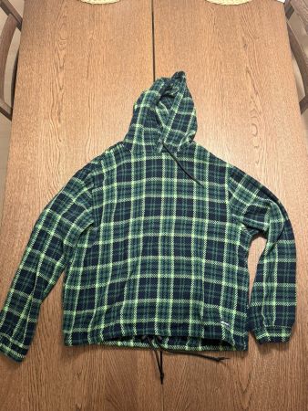 Zara Hoodie kariert grün schwarz Grösse S-M guter Zustand
