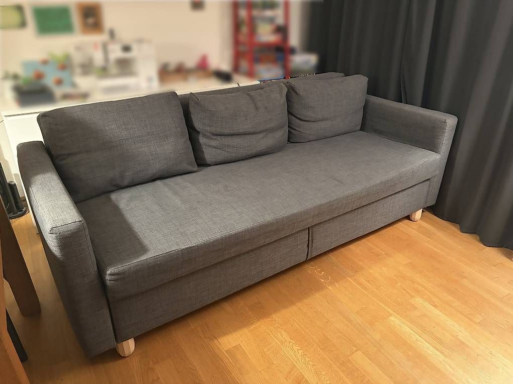 Ikea Sofas: 3er-Sofa mit Bettauszug – D'occasion à Russikon par Maultrommel