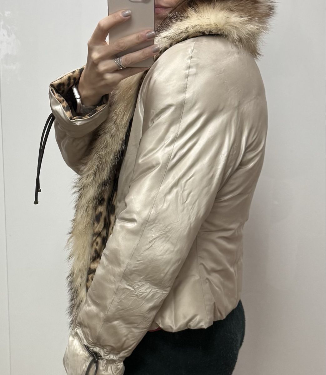 Roberto Cavalli Giacche: Roberto Cavalli Vintage Jacke mit echtem Fell – Usato da Zürich venduto da Sashkica 2