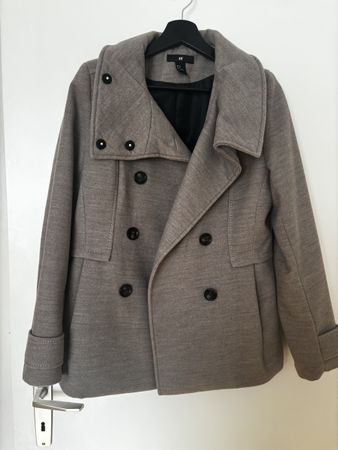 Manteau d'hiver H&M beige taille 38 élégant chaud