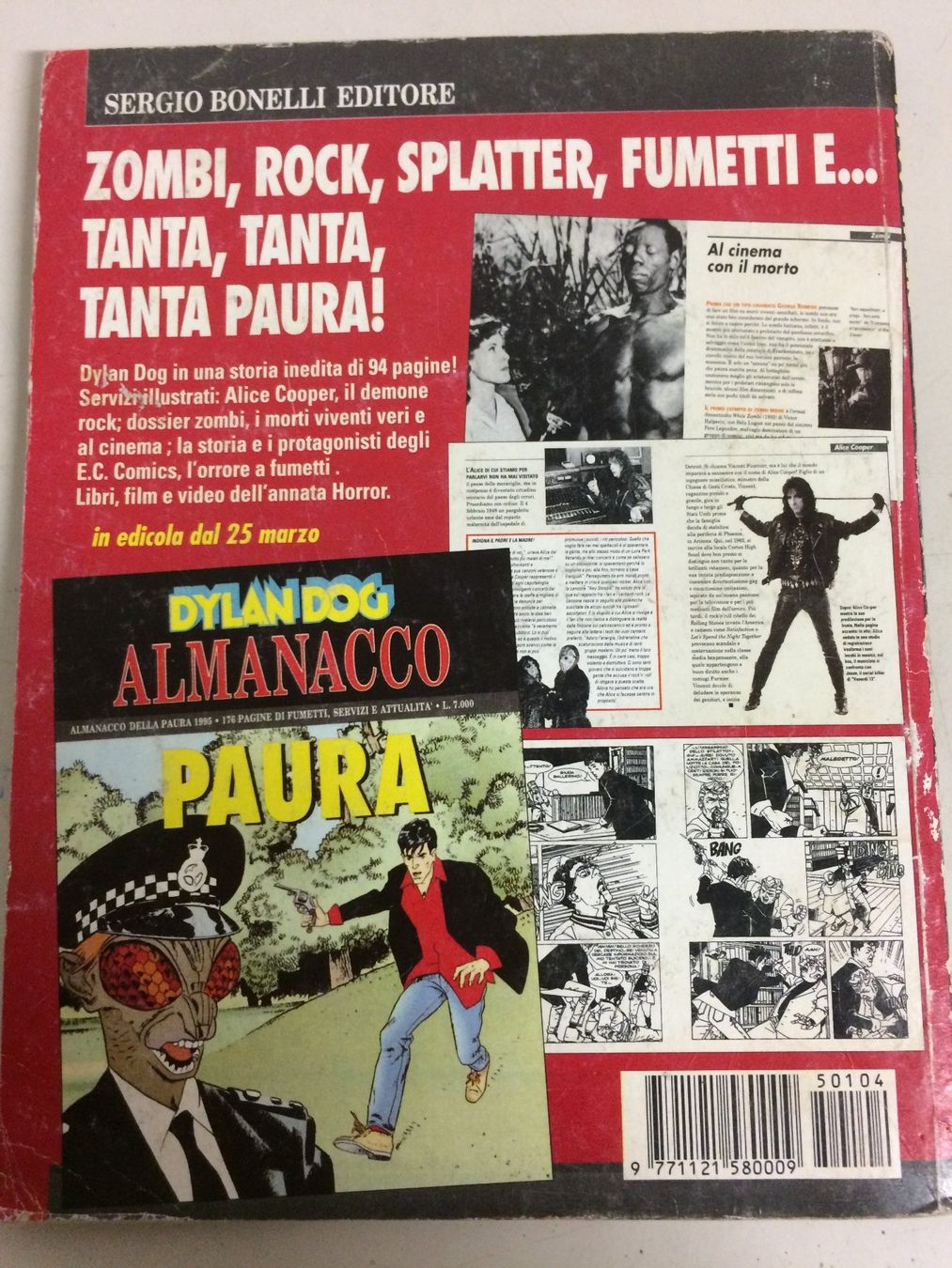 Fumetti: DYLAN DOG # 104 NOTTE SENZA FINE Sergio Bonelli‪ 1995 – Usato da Vezia venduto da Aquarius_Age 1