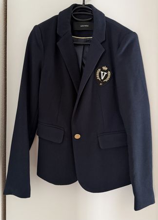 Blazer Vero Moda dunkelblau mit Emblem Grösse 36