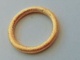 Dureco Silber Vergoldet Fingerring G 58