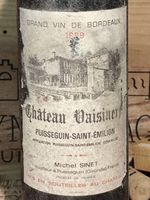1989 Saint Emilion Chateau Vaisinerie