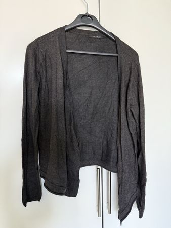 Kookai Strickjacke, anthrazit glänzend Grösse 3, Herbst-Look