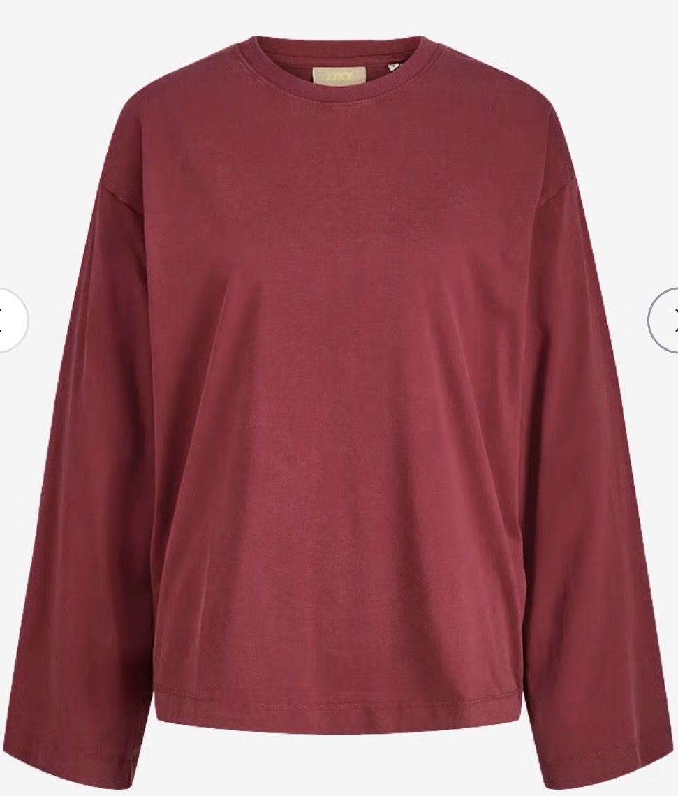 T-shirt: Oversized Langes Shirt, Bordeauxrot, Grösse S – Nuovo e nell'imballaggio originale da Wetzikon ZH venduto da purple_44