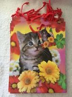 Geschenktüte Verpackung Tüte Katze Geschenk