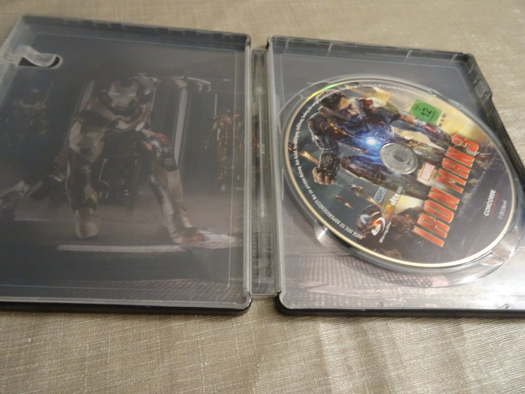 Tutti i DVDs: Iron Man 3 - Blu-ray STEELBOOK – Usato da Olten venduto da Disc-Verkauf 1