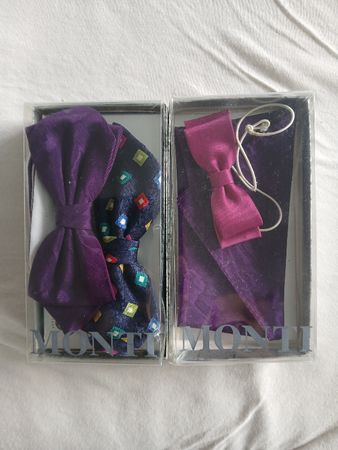 3x Monti Men's Bow Tie